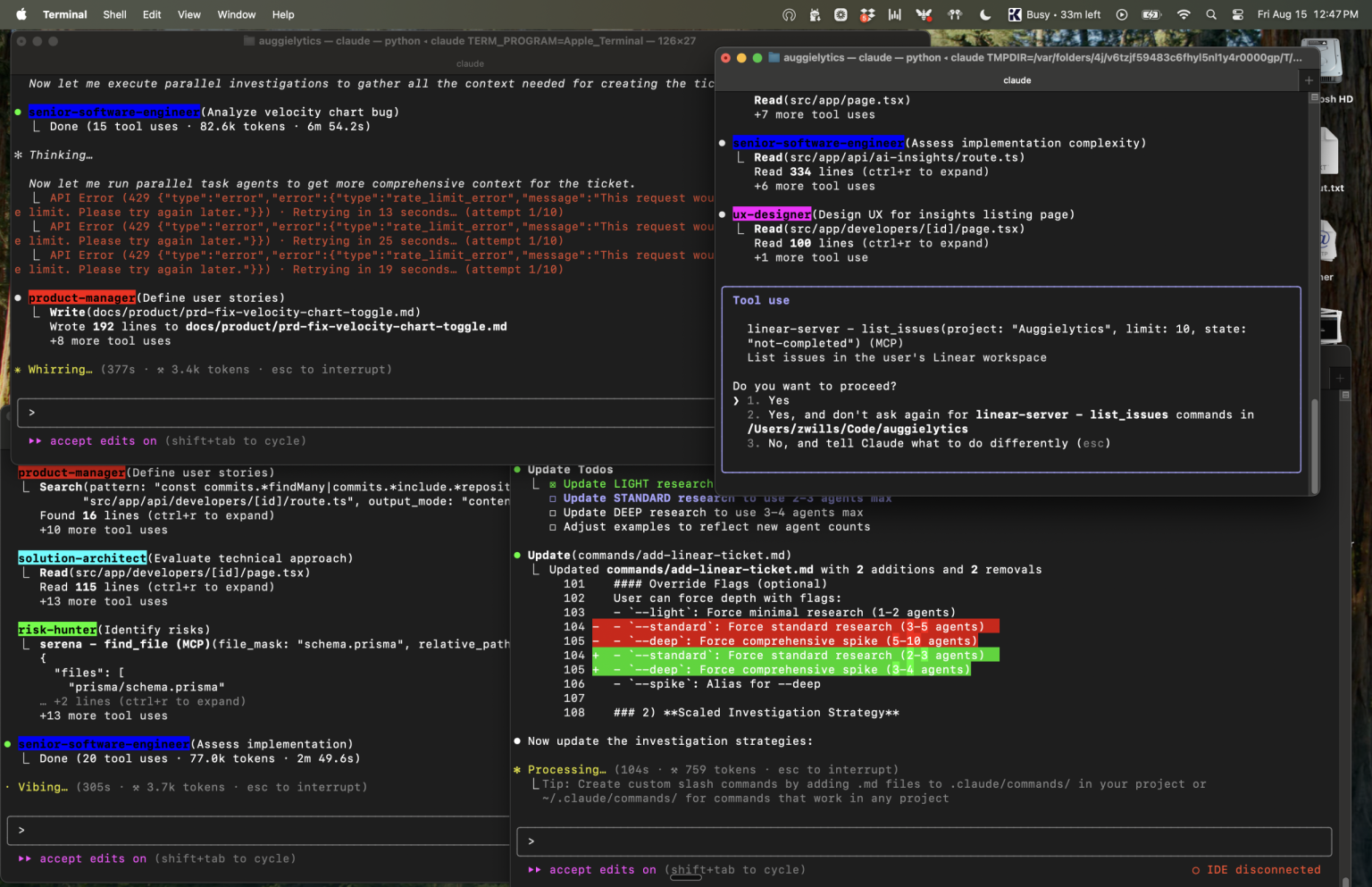 alt subagents parallelize